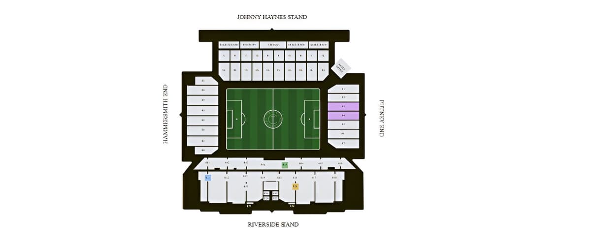 Fulham FC Premier League Football Match Ticket at Craven Cottage