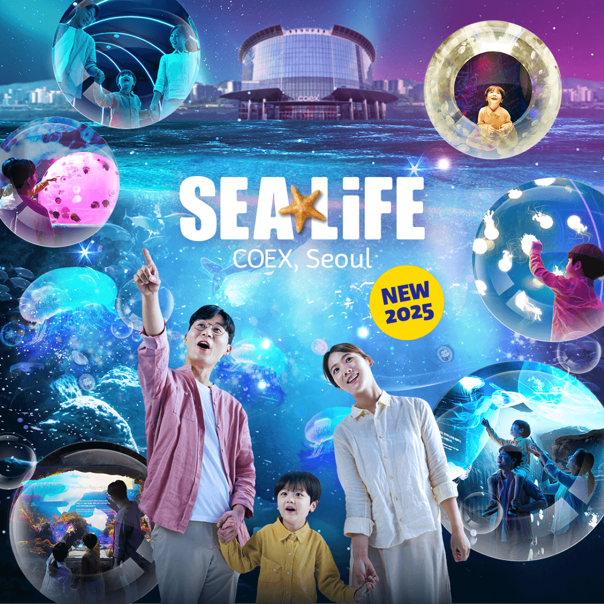 SEA LIFE COEX, Seoul Aquarium Ticket