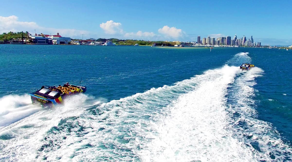 Gold Coast Jet Boat Ride departing from Surfers Paradise
