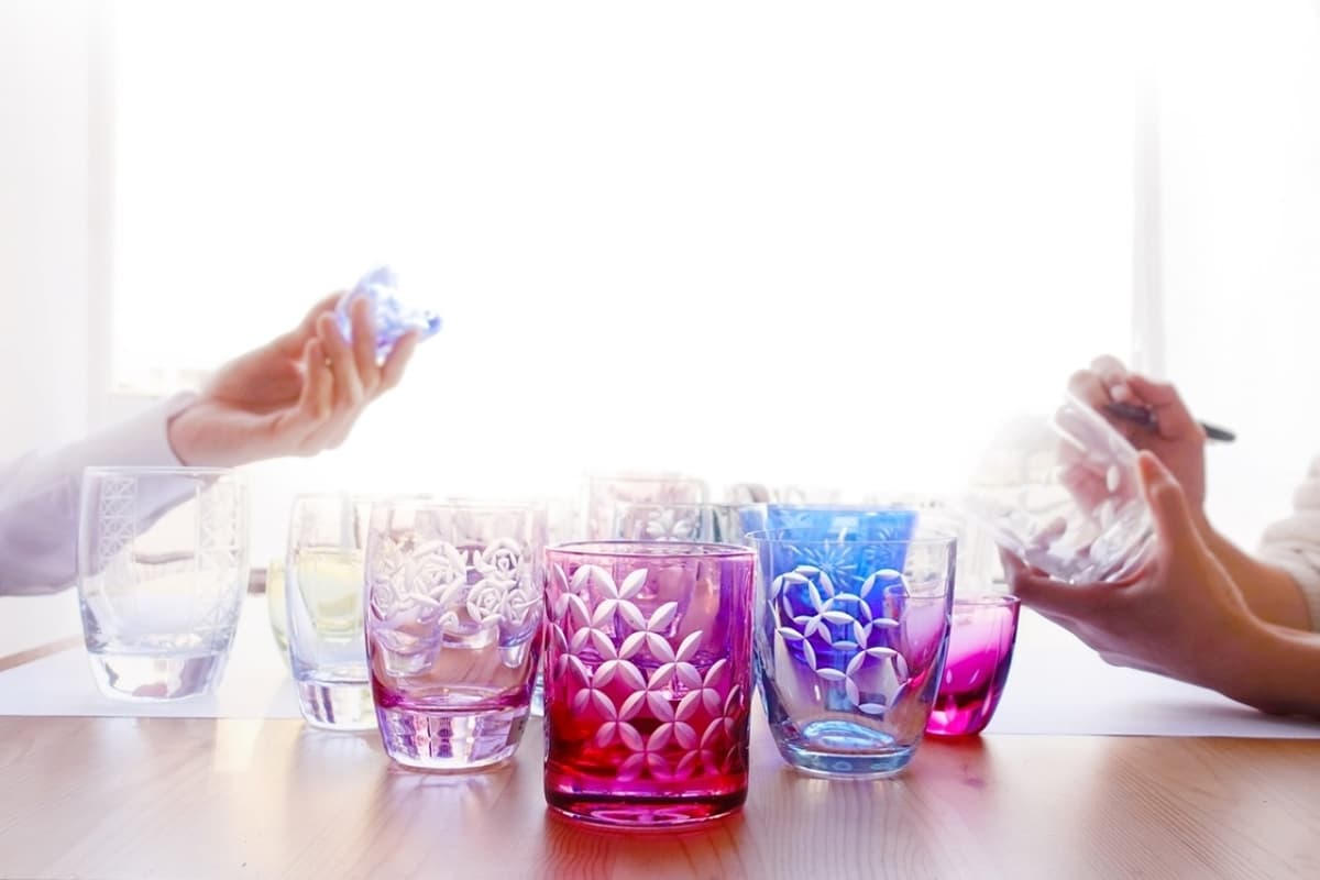 Edo Kiriko Glass Carving Experience