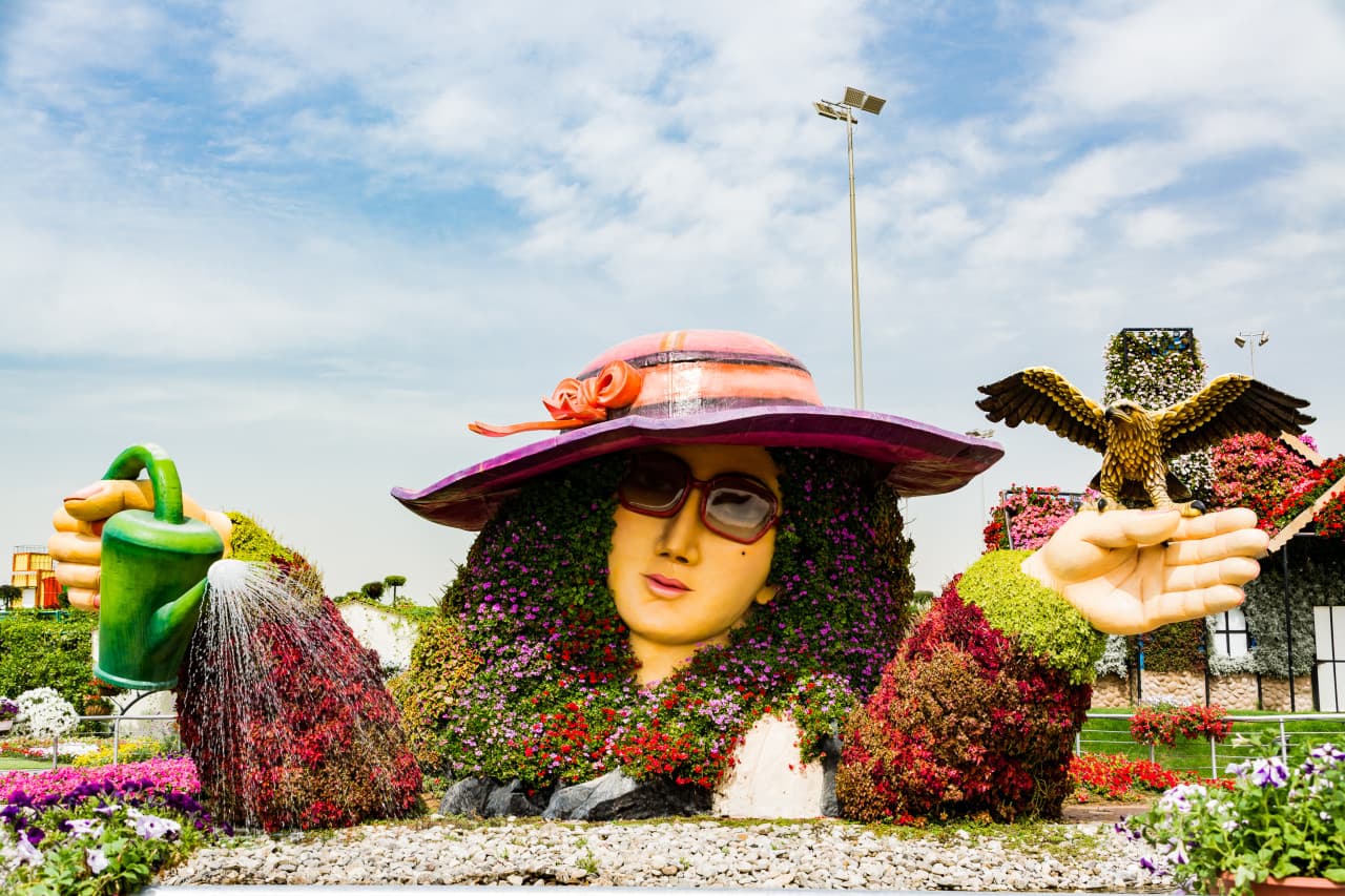 COMBO: Dubai Miracle Garden + Global Village Dubai Tickets