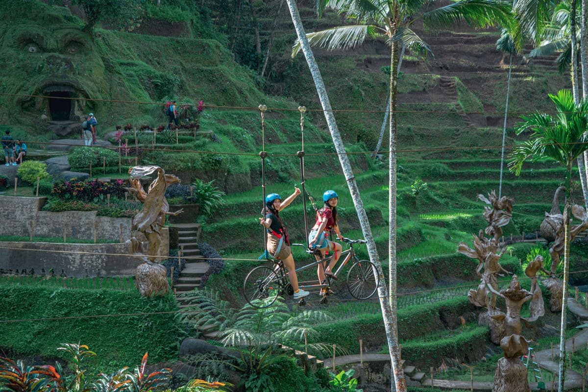 Alas Harum Bali: Swing, Skybike, and Zipline