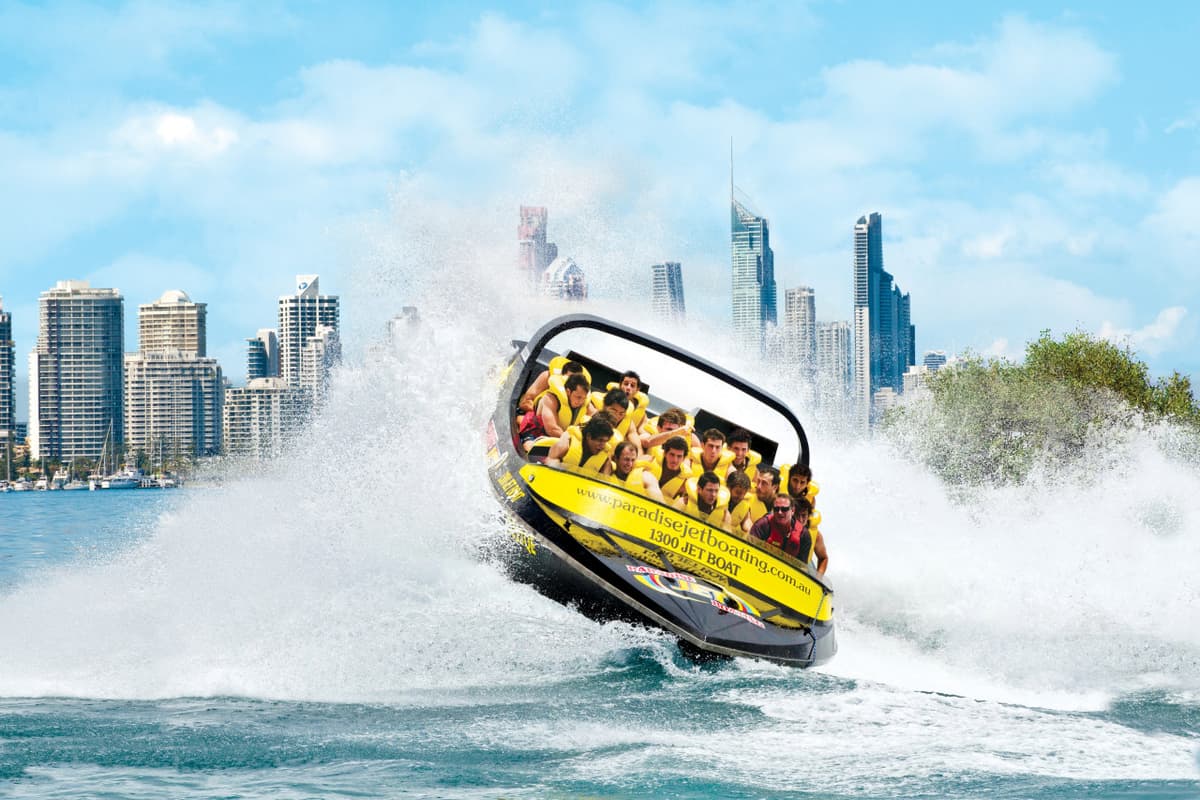COMBO: Dreamworld + Skypoint + Paradise Jet Boating in Gold Coast