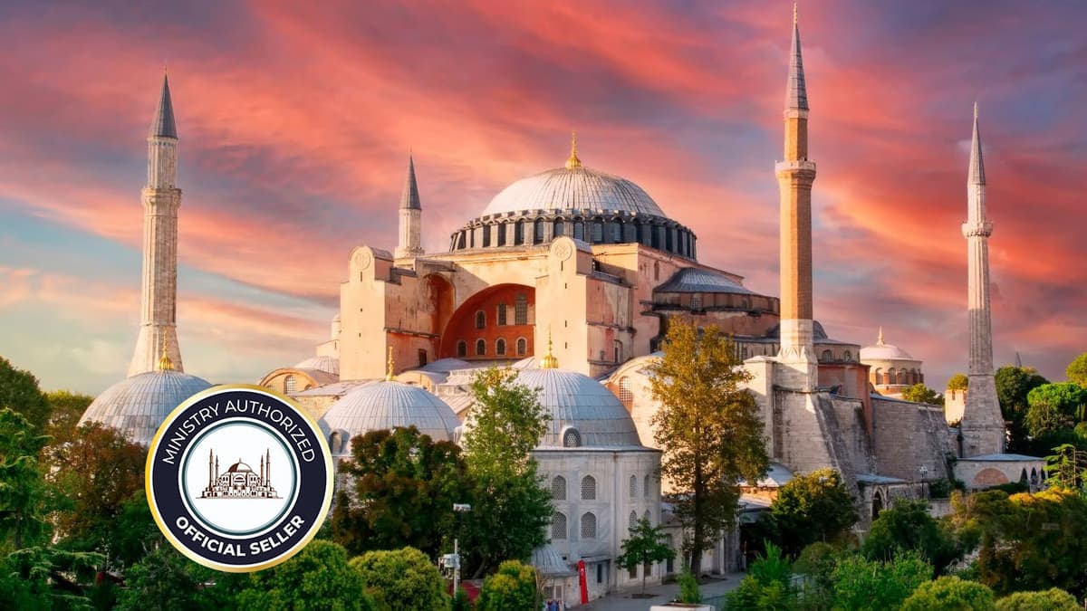 COMBO: Hagia Sophia Grand Mosque + Basilica Cistern + Topkapi Palace Tickets