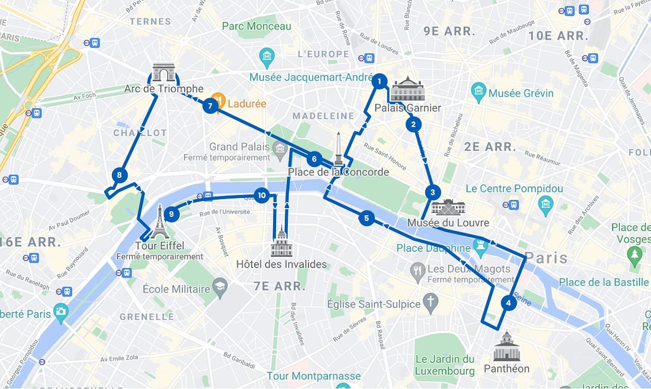 Tootbus Paris Hop-on Hop-off Bus Tour