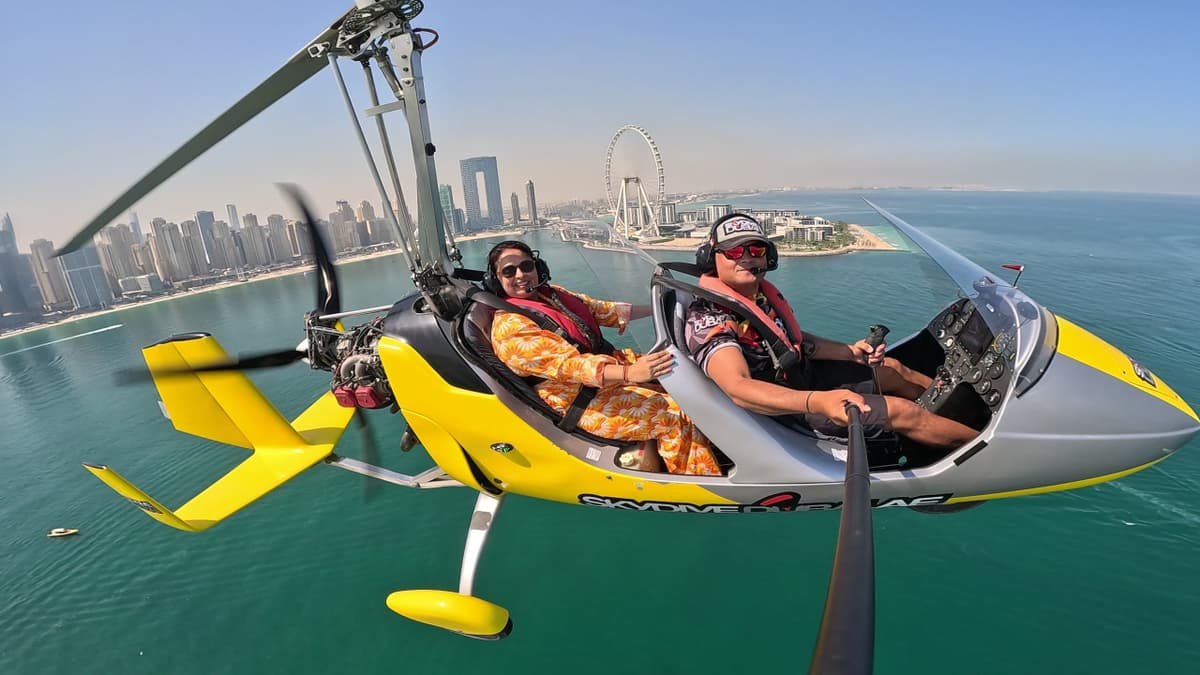 Gyrocopter Dubai Flight Experience