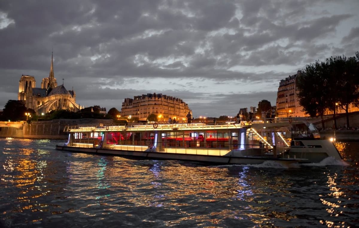 Paris Open-Top Bus Tour, Seine River Cruise, and Eiffel Tower Dining Experience