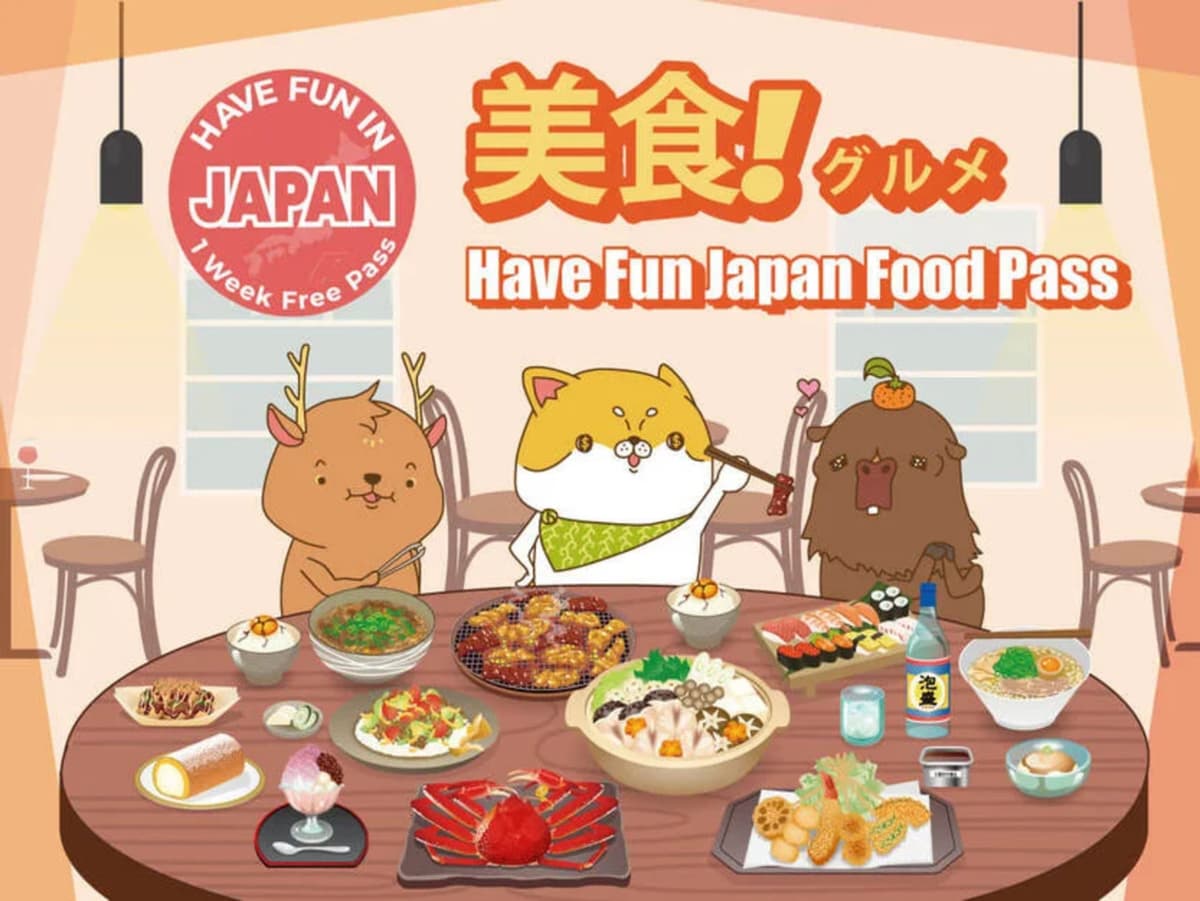 Have Fun Japan Food Pass - 1 Week Free Pass