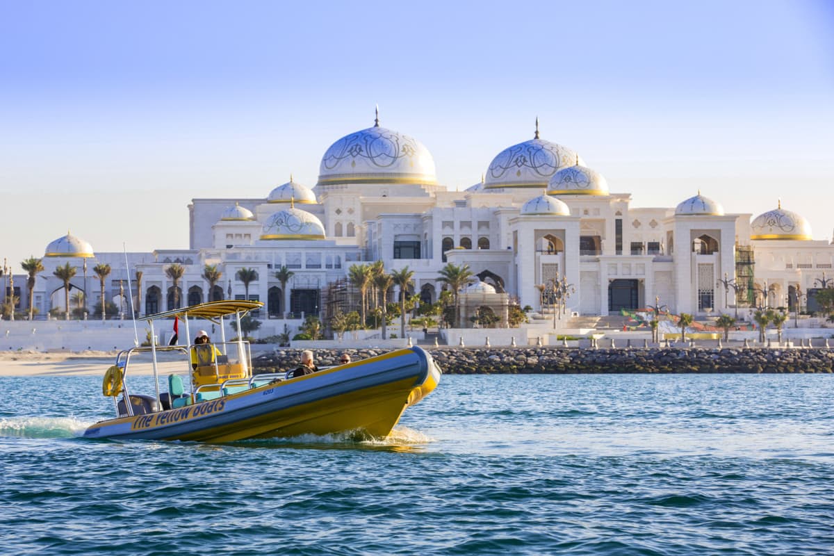 The Yellow Boats Abu Dhabi Speedboat Tour