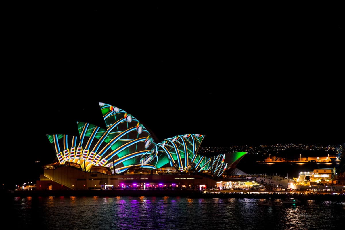 Vivid Festival of Light and Sound Cruise with Buffet Dinner aboard Sydney Princess Cruises