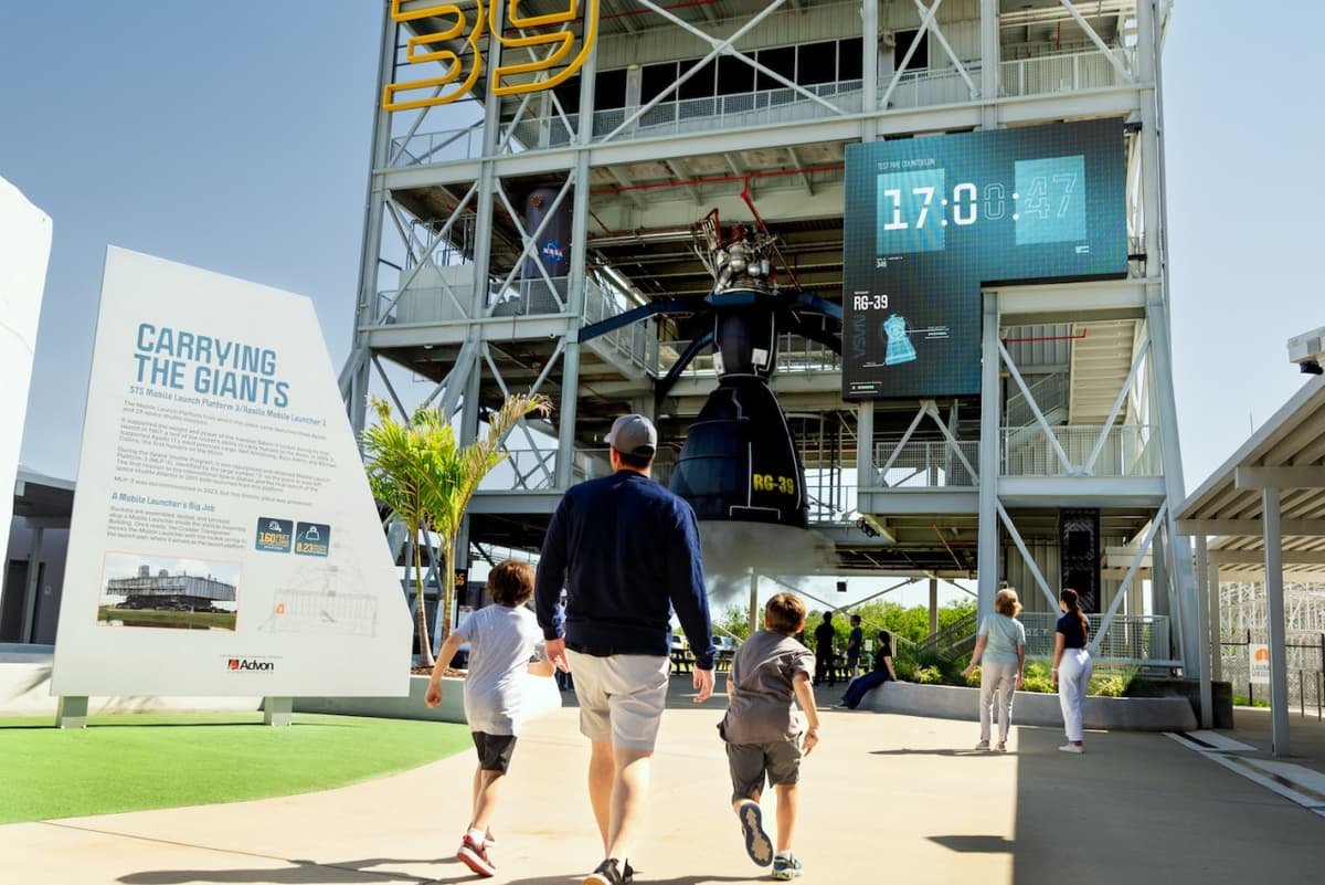 Kennedy Space Center Visitor Complex Admission with Round Trip Transportation from Orlando Area