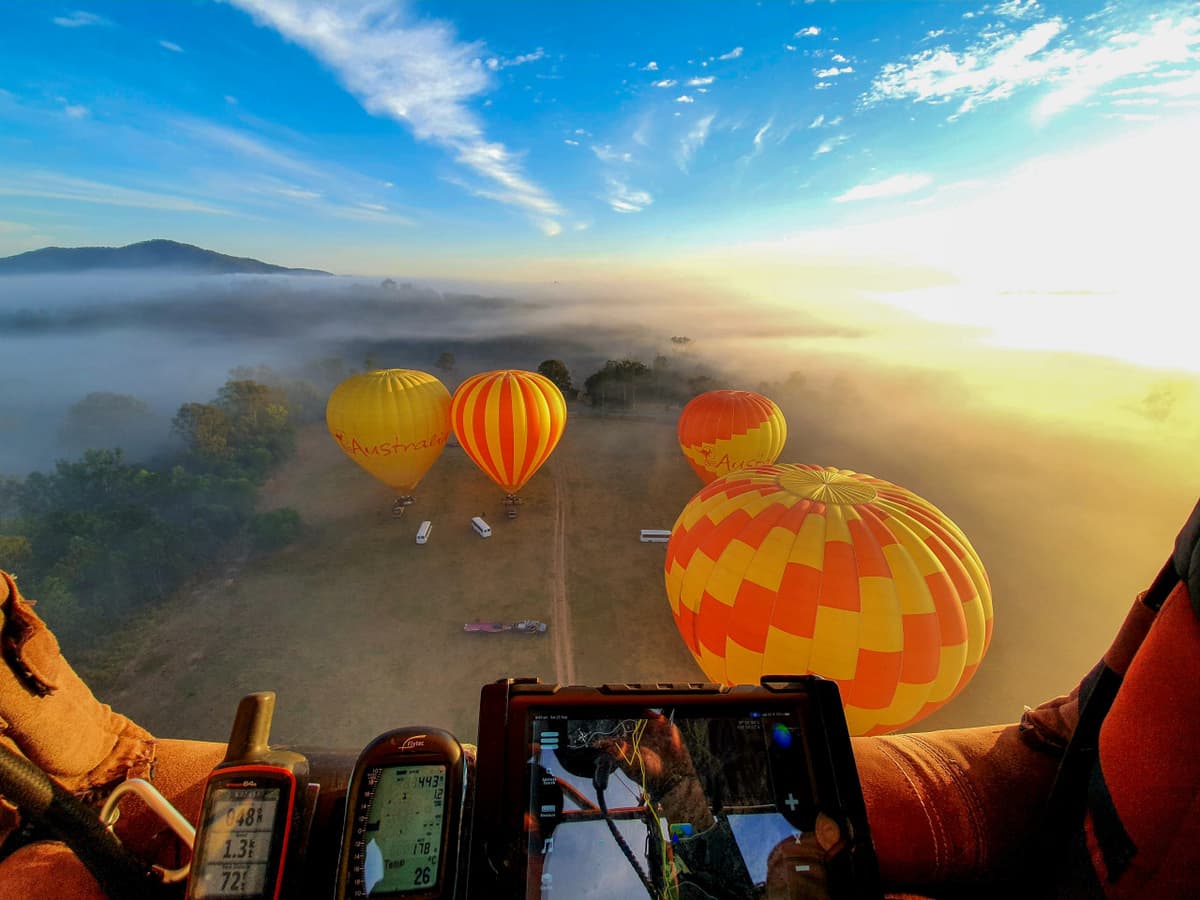 Hot Air Balloon Flight over Gold Coast with Optional upgrade to Breakfast