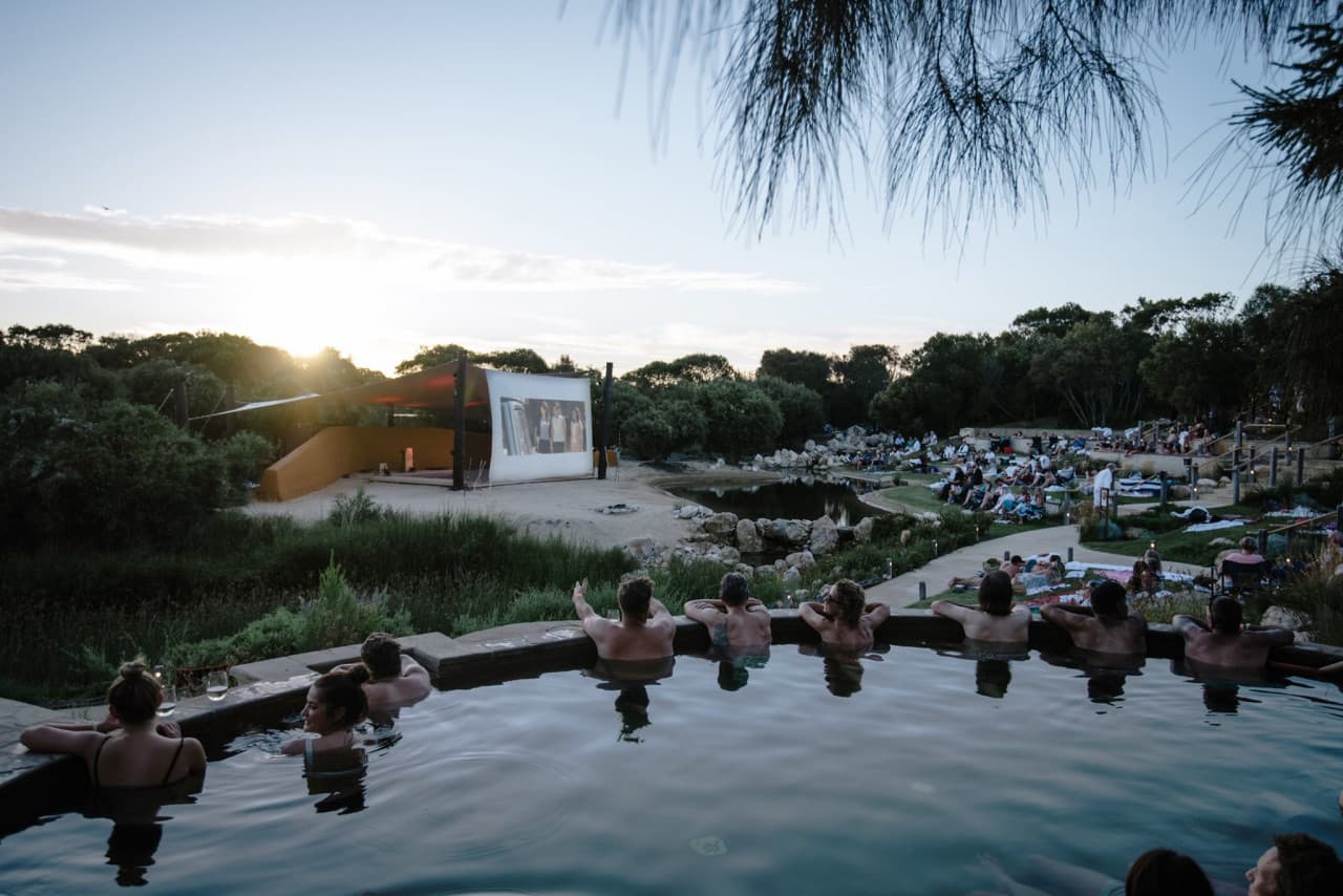 Peninsula Hot Springs and Mornington Bathing Boxes