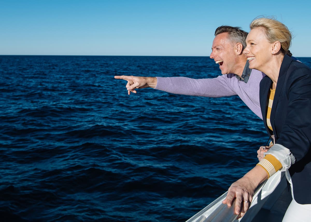 Sydney Harbour Whale Watching Cruise aboard Captain Cook Cruises