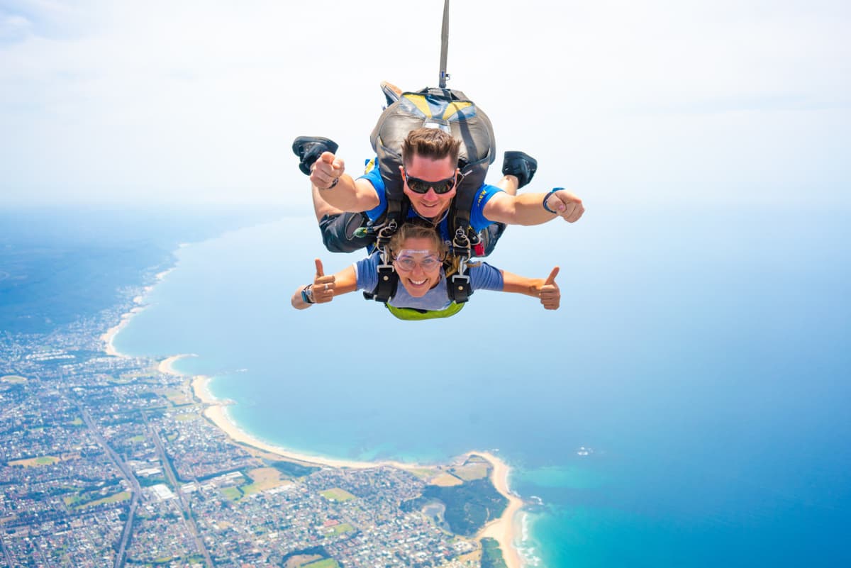 Tandem Skydiving Experience Wollongong Sydney