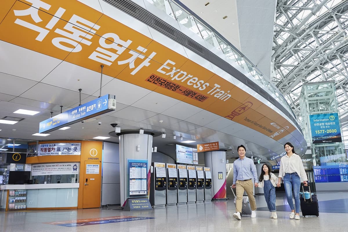 COMBO: AREX Incheon Airport Express Train + Korea Unlimited Data with High-Speed Access SIM Card