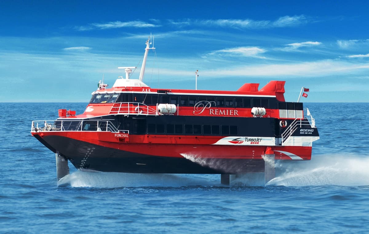 TurboJET Ferry from Macau to Hong Kong Island Ticket