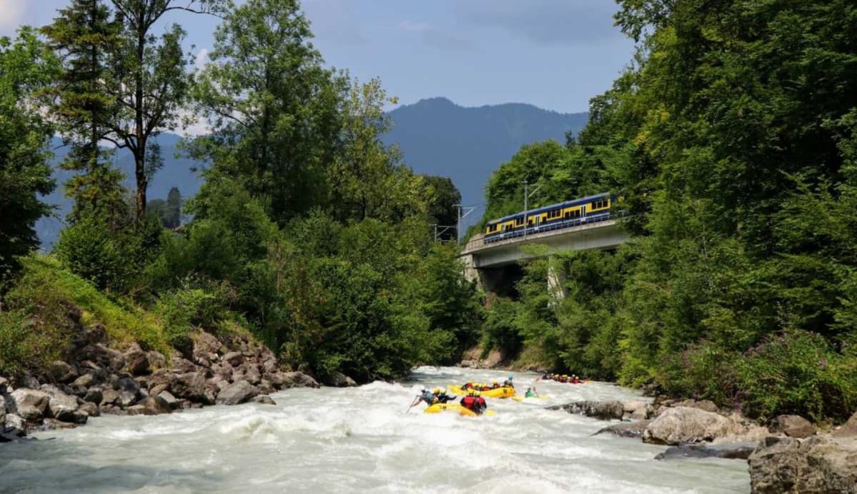 River Rafting in Lutschine