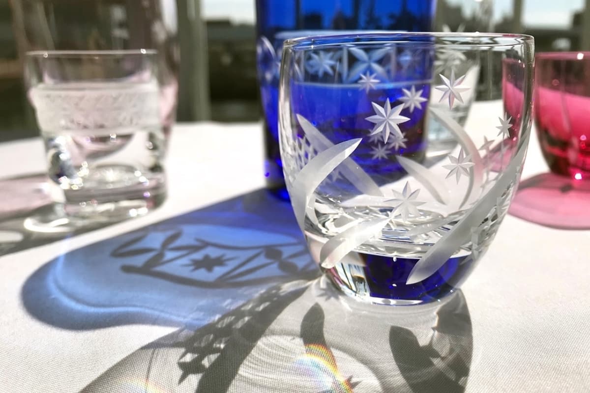 Edo Kiriko Glass Carving Experience