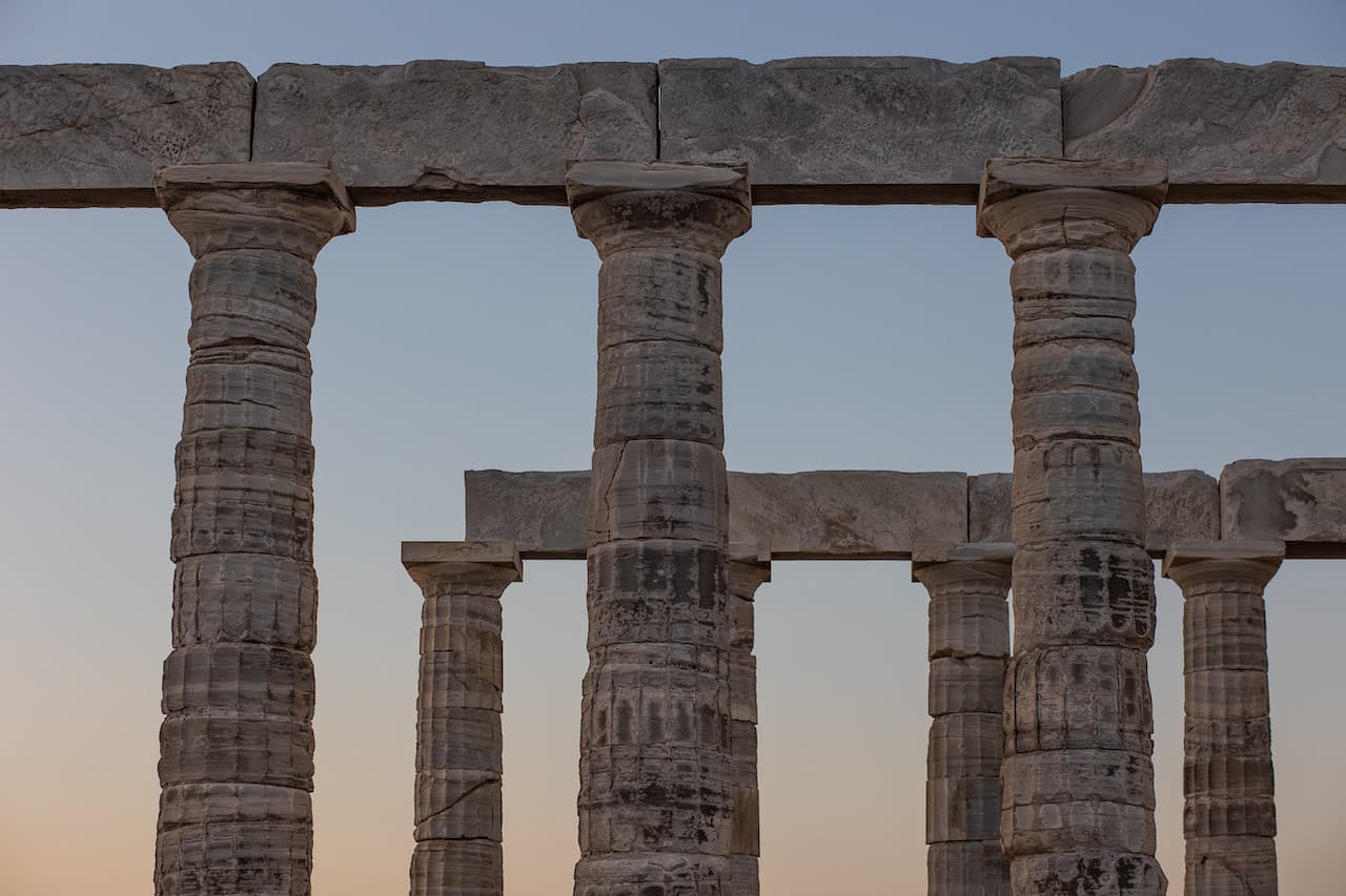 Temple of Poseidon in Cape Sounion Sunset Tour from Athens