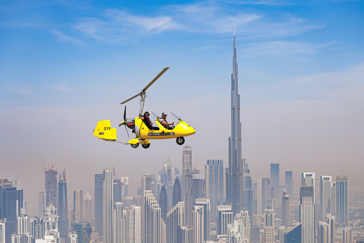 Gyrocopter Dubai Flight Experience