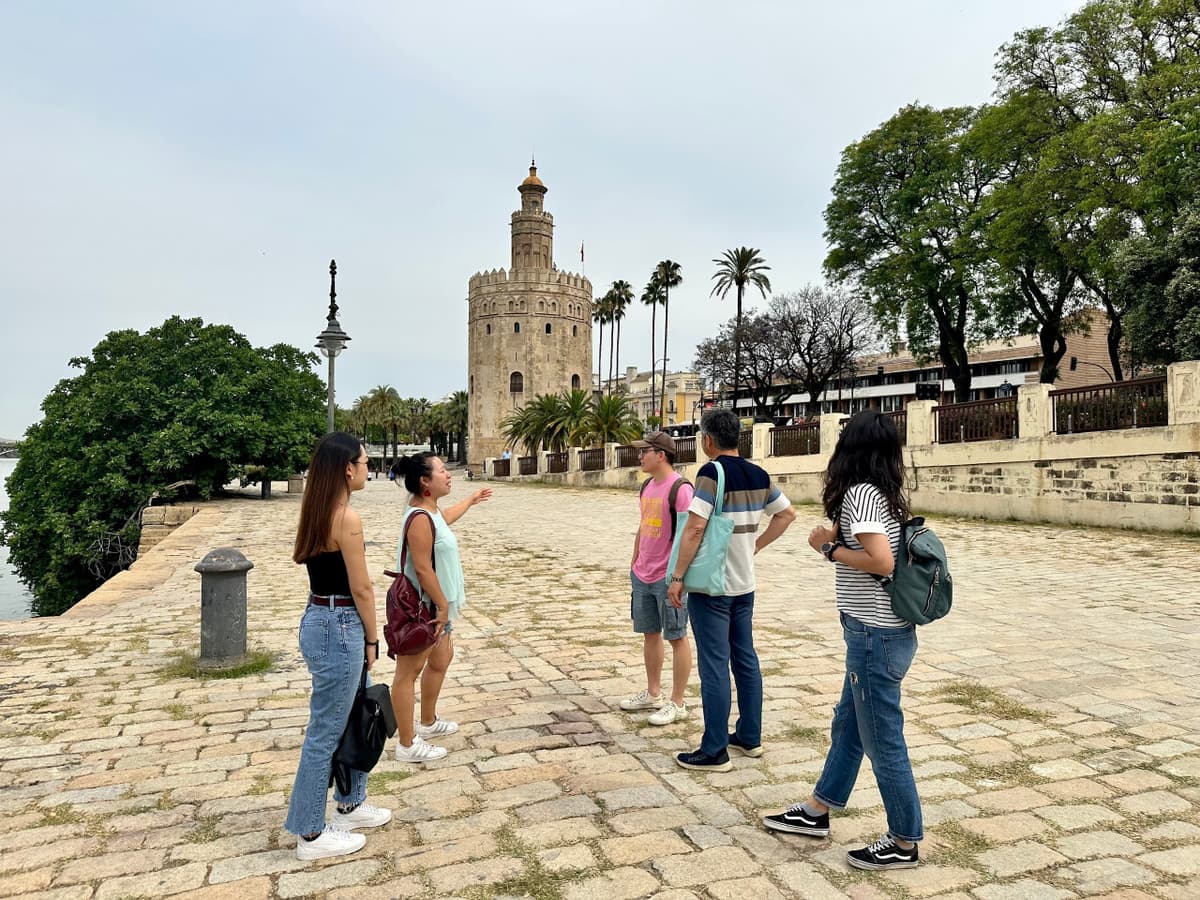 Seville Highlights Tour: Royal Alcazar of Seville, Triana Bridge, Flamenco Show