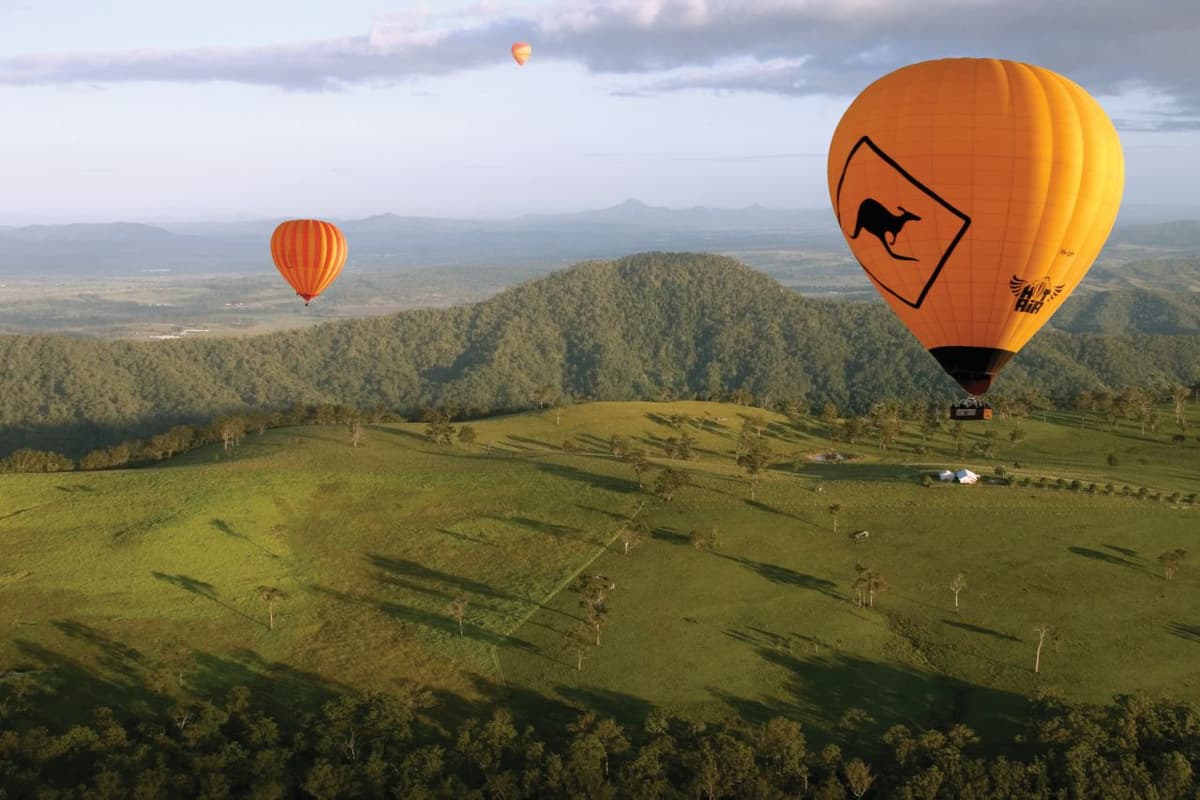 Hot Air Balloon Flight over Gold Coast with Optional upgrade to Breakfast