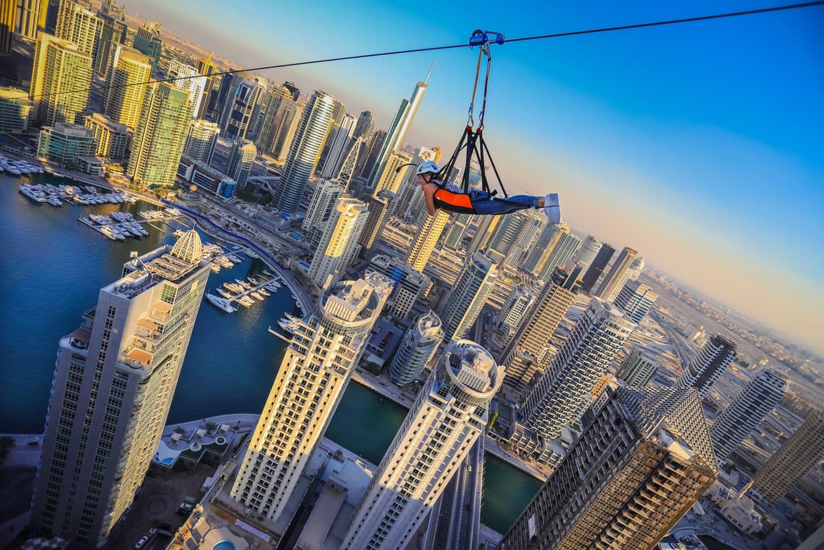 XLine Dubai Marina Zipline