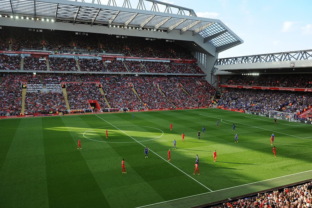 Liverpool FC Premier League Football Match Ticket at Anfield Stadium