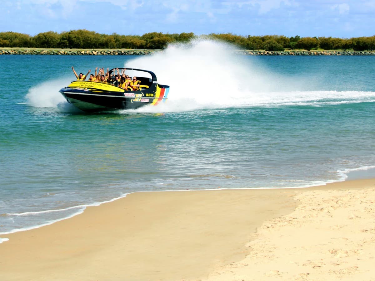 Gold Coast Jet Boat Ride departing from Surfers Paradise