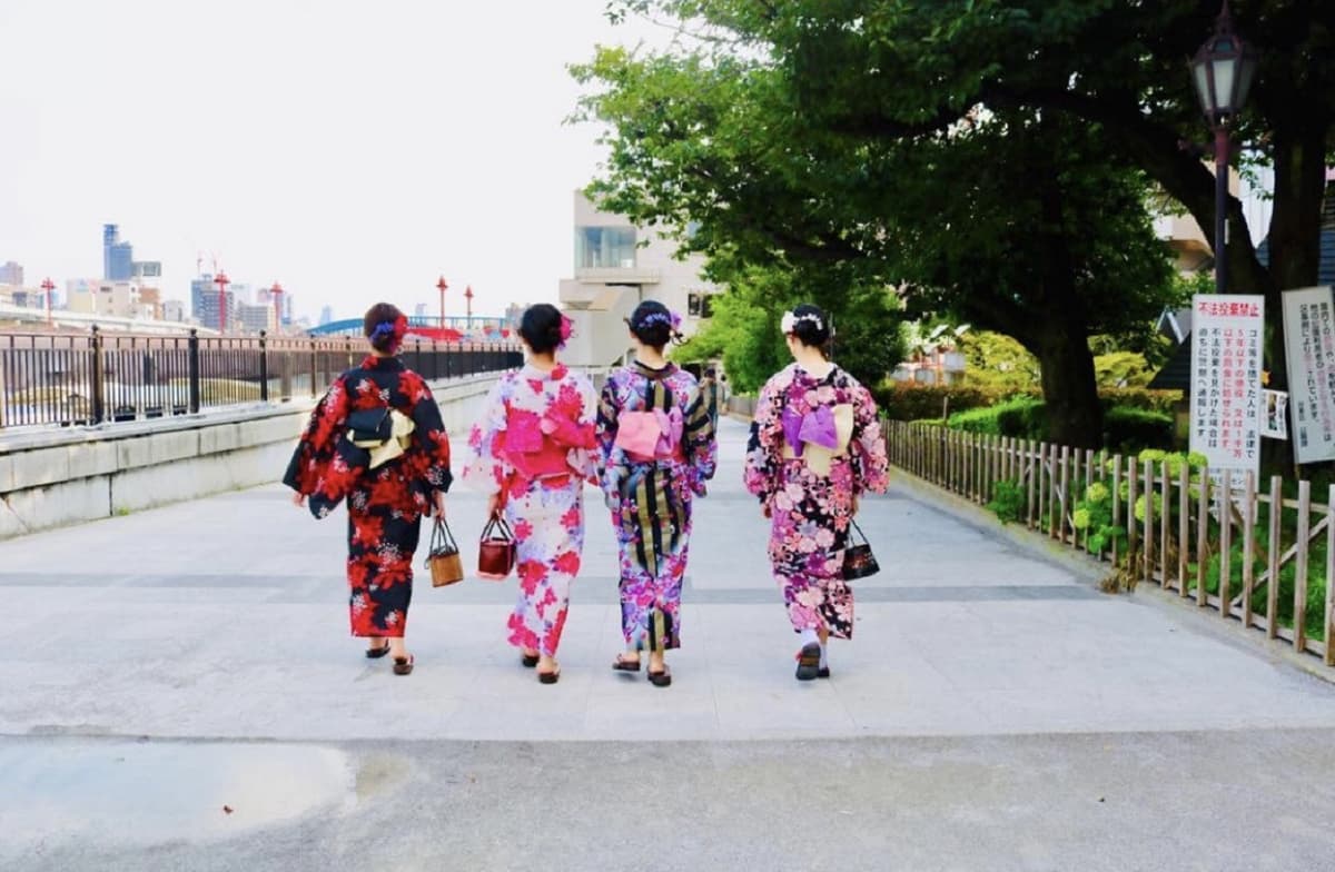 Kimono Rental in Tokyo, Asakusa