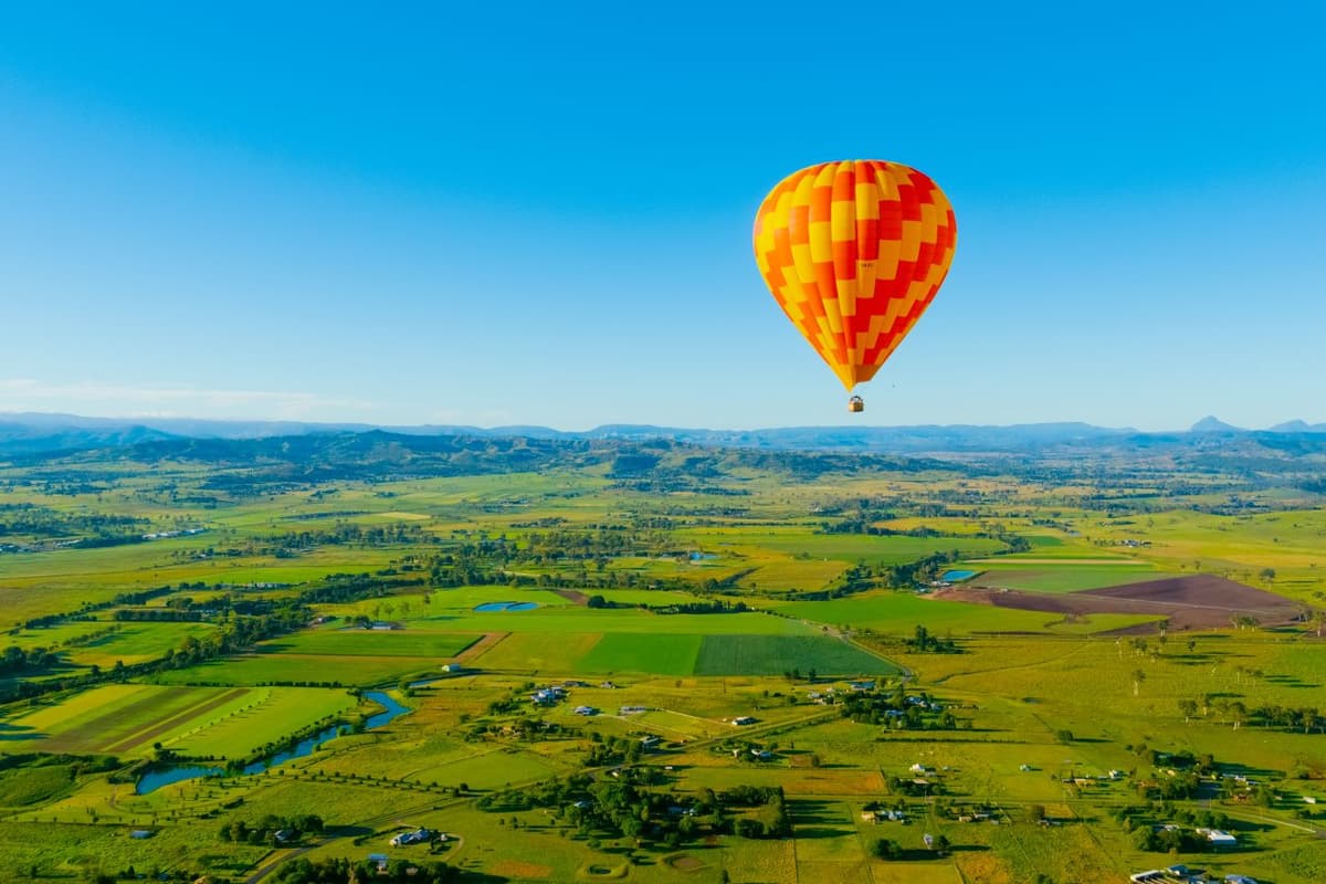 Hot Air Balloon Flight over Gold Coast with Optional upgrade to Breakfast