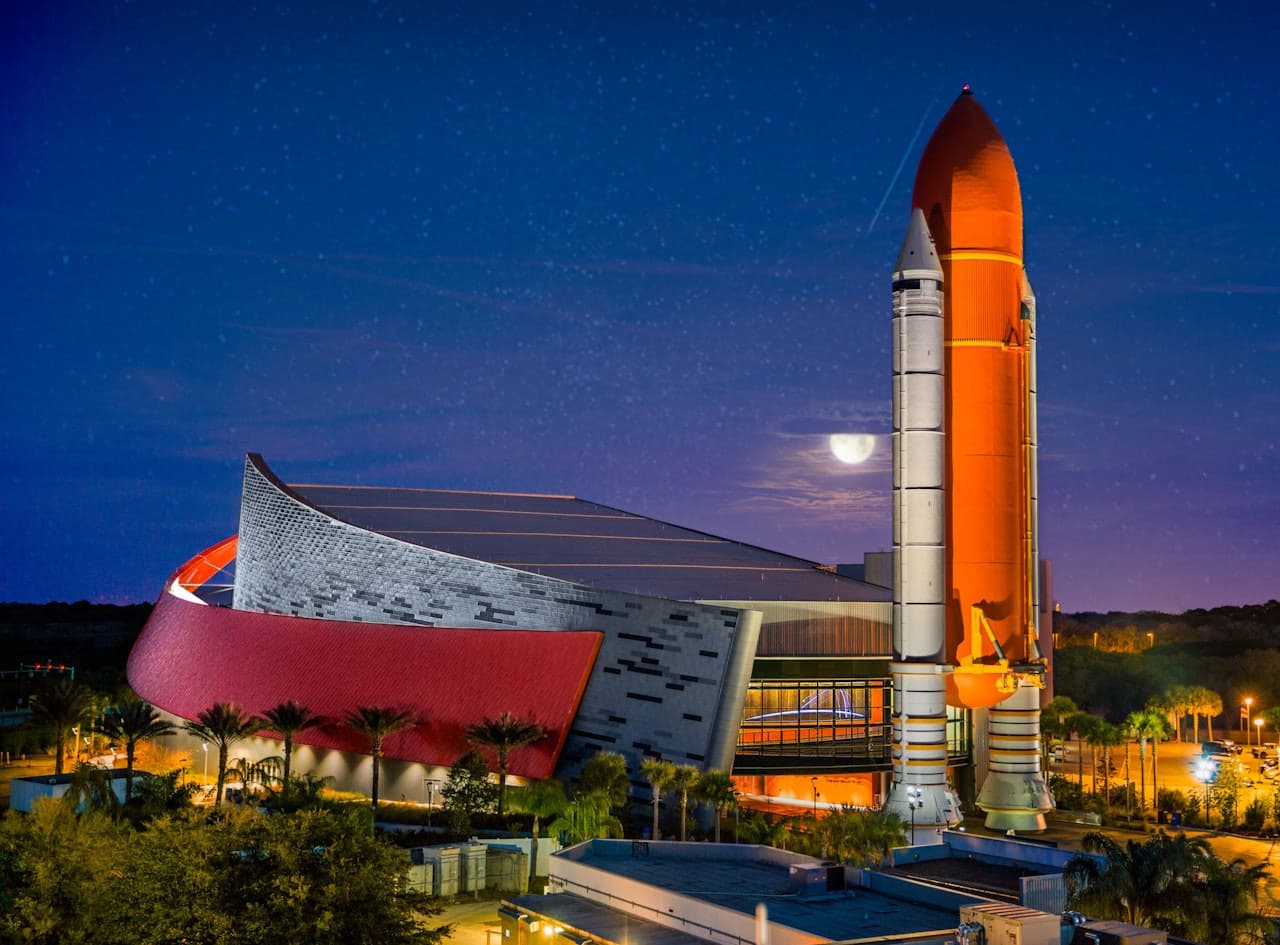 Kennedy Space Center Visitor Complex Admission with Round Trip Transportation from Orlando Area