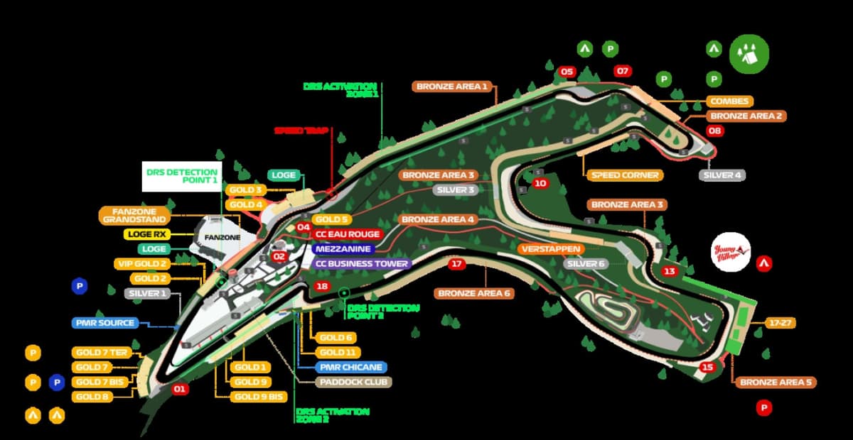 Formula 1 Belgian Grand Prix 2026 (17 - 19 July)
