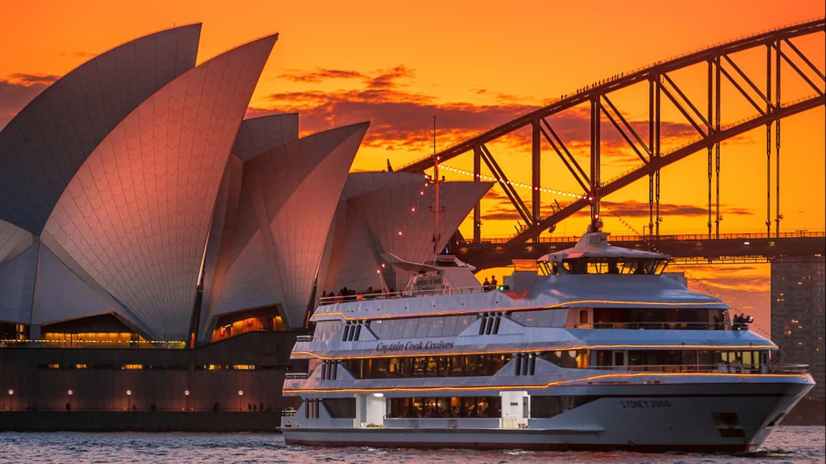 Sydney Harbour Sunset Dinner Cruise aboard Captain Cook Cruises