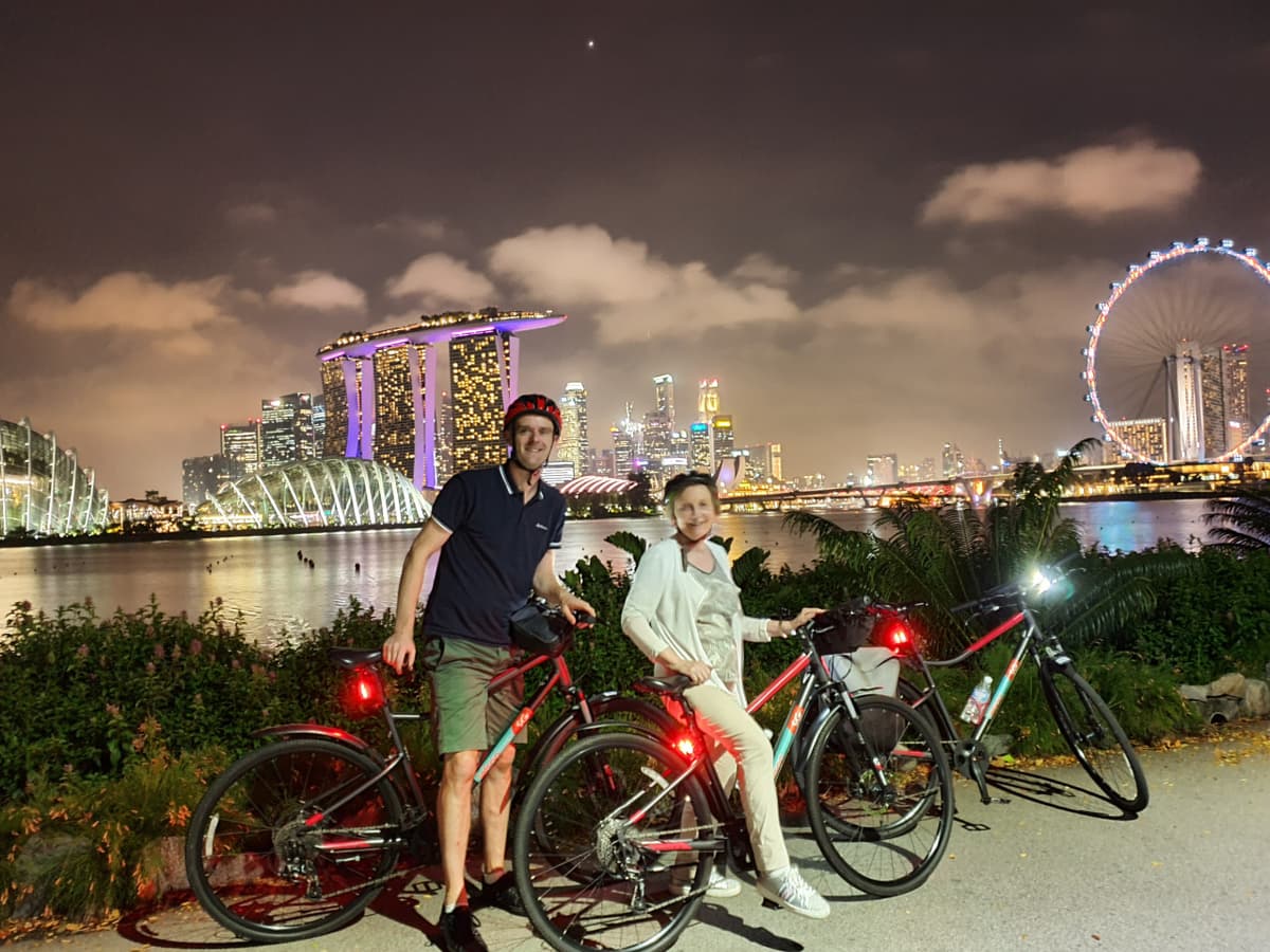 Marina Bay Night Cycling Tour