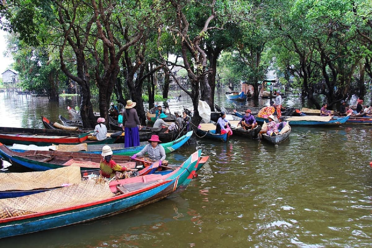 Tonle Sap Lake and Kompong Phluk Floating Village Tour