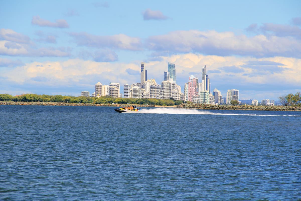 Gold Coast Jet Boat Ride departing from Surfers Paradise