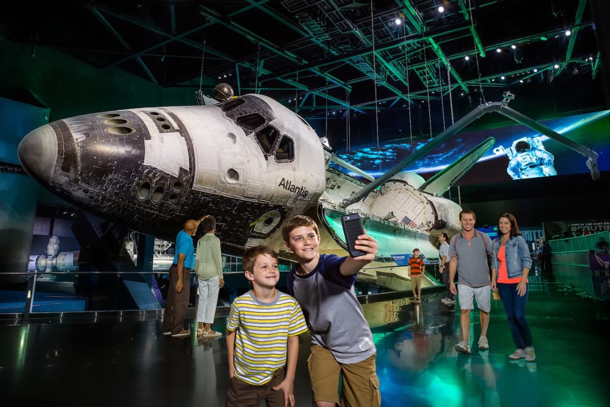Kennedy Space Center Visitor Complex Admission with Round Trip Transportation from Orlando Area