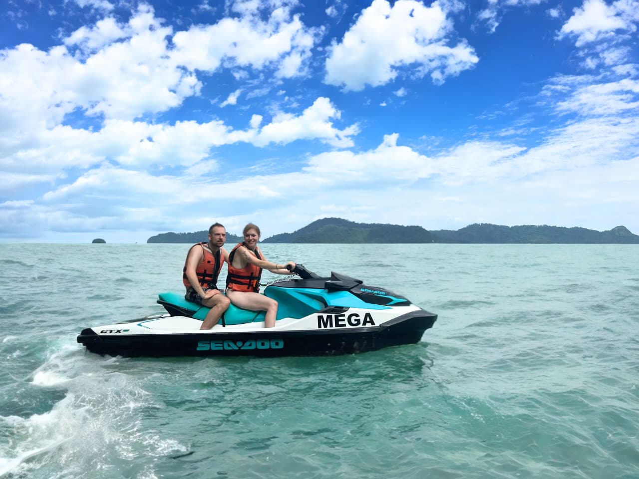 Langkawi Dayang Bunting Island Tour by Jet Ski with Mega Water Sports