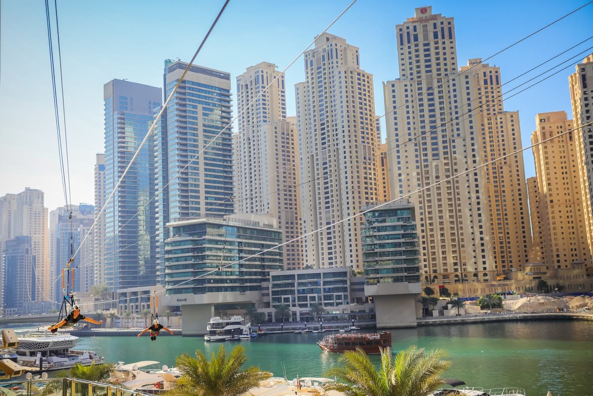 XLine Dubai Marina Zipline