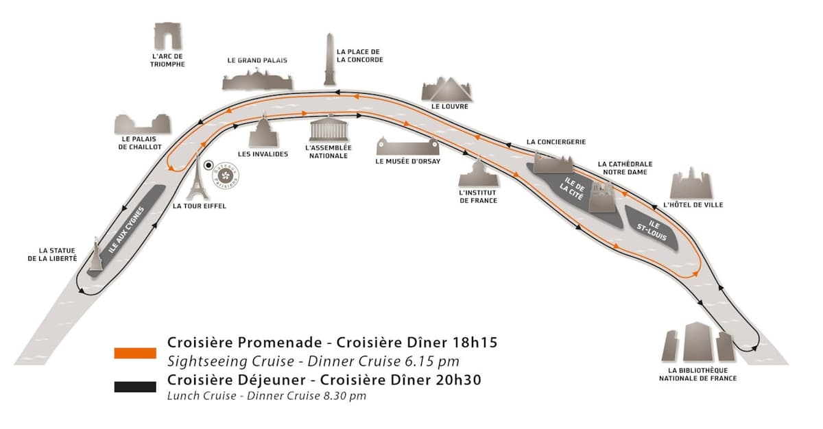 Seine River Cruise by Bateaux Parisiens – Departing from the Eiffel Tower