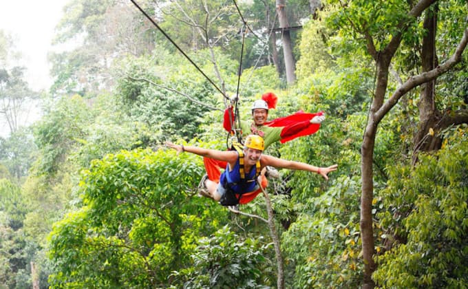 Jungle Flight Zipline Adventure